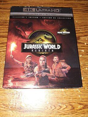 Jurassic World: Rebirth (4K Ultra HD / Blu-Ray, 2025) w/ slip cover